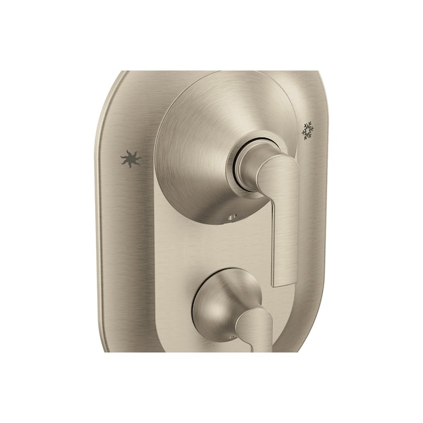 Posi-Temp(R) With Diverter Tub/Shower Valve Only Brushed Nickel